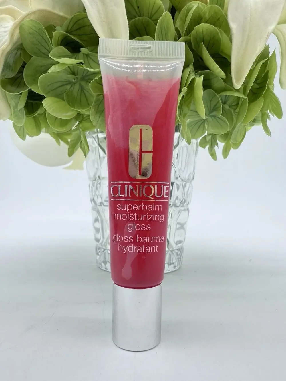 Clinique Superbalm Moisturizing Gloss 02 Raspberry .5oz / 15ml